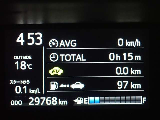 メーター内インフォメーション.