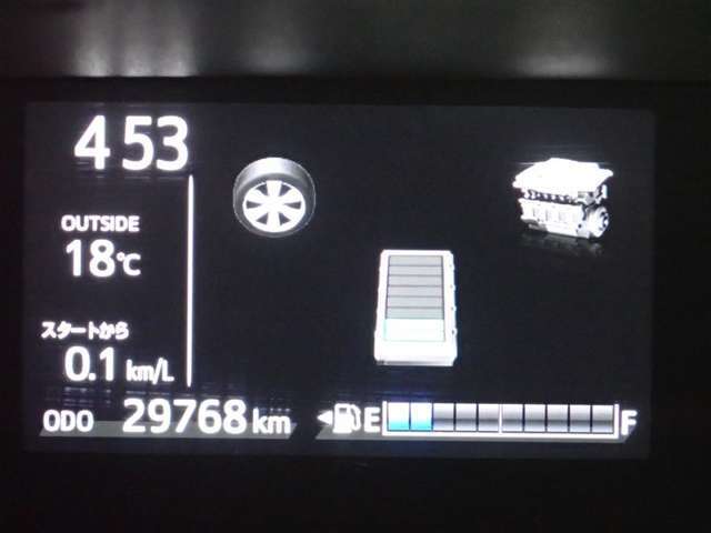 メーター内インフォメーション.