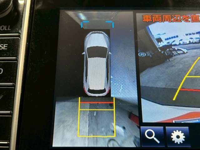 【アラウンドビューモニター】も付いています！狭い場所での車庫入れや縦列駐車も安心ですね☆
