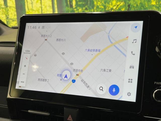 【大画面ナビ】人気の大型10.5インチナビを装備。存在感のある大画面はインパクト大！ナビ利用時のマップ表示は見やすく、テレビやDVDは臨場感がアップ！いつものドライブがグッと楽しくなります♪