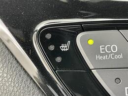 【シートヒーター】シートを温めてくれる暖房機器です！長時間座っていると負担が掛かりやすい背中や腰、または冬場などの寒い日に冷えやすい脚部に快適なぬくもりを伝えます。