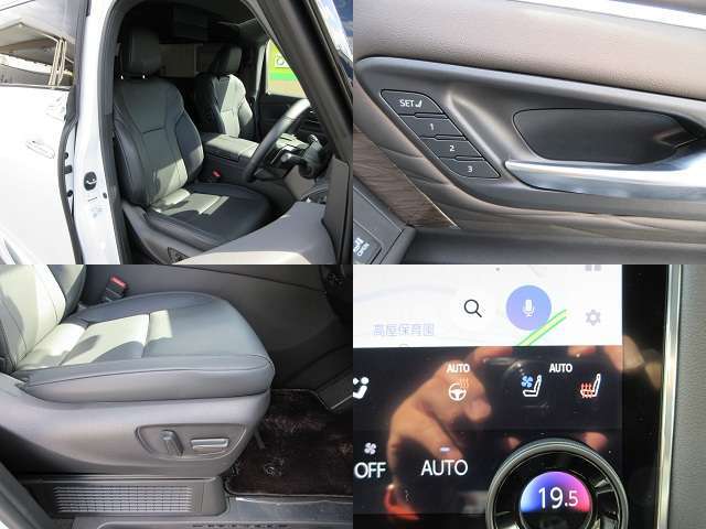 運転席メモリー機能付きパワーシート☆ベンチレーション＆シートヒーター☆座席も使用感少なく程度はとても良好です　スペースも広くゆったりお寛ぎいただけます♪ご来店・お問合せお待ちしております♪