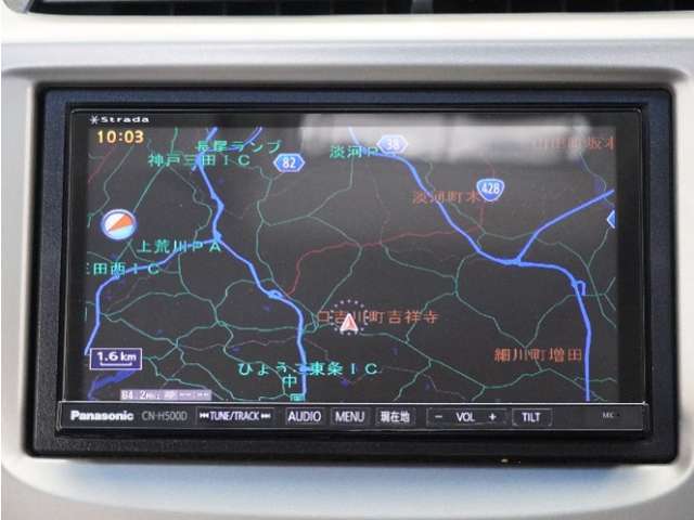 ◆ナビ（CN-H500D）◆初めての場所もナビゲーションがご案内！楽しい旅行をサポートします。※社外品の為、保証対象外