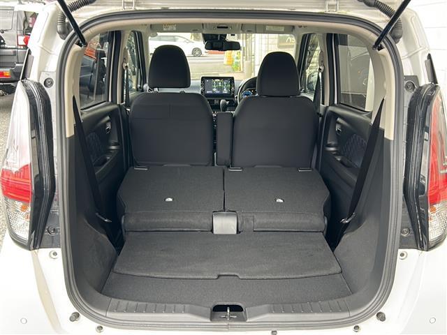 【シートアレンジ】乗せる人数、荷物によってシートをアレンジすれば、ダンボールなどの大きい荷物や、釣り具などの長尺物も載せられそうですね！
