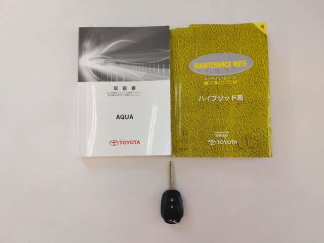 取扱説明書やメンテナンスノートあります。グループ会社に輸入車ディーラー提携工場がありますのでアフターサービスはご安心ください。