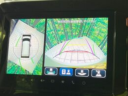 【全方位モニター用カメラ】専用のカメラにより、上から見下ろしたような視点で360度クルマの周囲を確認することができます☆死角部分も確認しやすく、狭い場所での切り返しや駐車もスムーズに行えます。