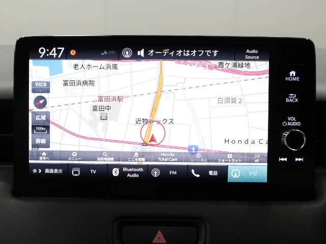 【ナビゲーション】装備しております！ 目的地までの操作やBluetoothが簡単に接続出来て便利です！