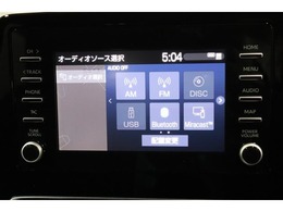 Bluetoothオーディオ再生対応。CD・DVDプレイヤーも装着しています☆