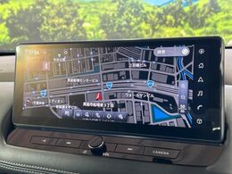 【純正12.3インチワイドナビ】高級感とインパクトのある大型ワイドナビを装備。各種オーディオ操作はもちろん、利便性も高いナビです♪