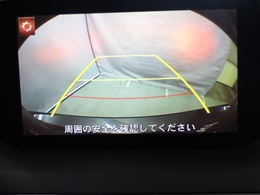うれしいバックモニター付！後退時の不安感によるストレスから開放してくれます。