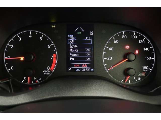 マルチインフォメーションディスプレイ付きのメーターです！エコ運転へ導く多彩な情報を表示してくれます。