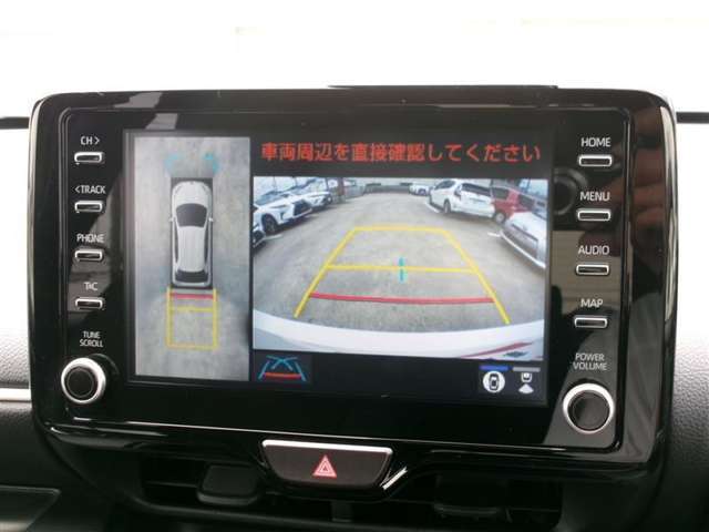 バックモニター付きですので、日常の駐車はもちろん、人や障害物などを映像で確認できるので安心です！（補助装置になりますので、目視でもご確認ください）