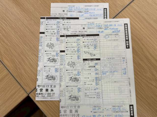 H27.28.29.30.31R2年のディーラー定期点検記録ございます☆