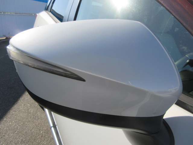 便利な装備バイザーミラー！ちょっとした化粧直しやエチケットチェックの時などにすごく助かる装備です。最近の車は気が利いてますね！