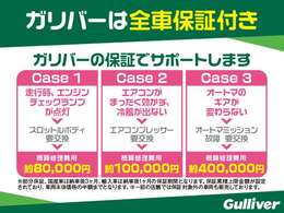 ご成約頂いたお車は全車保証付で納車後も安心！有料オプションで長期保証をお選びいただくことも可能です。