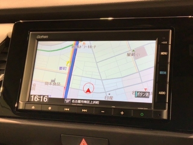 ギャザズナビ搭載です。知らない道も安心ですね！
