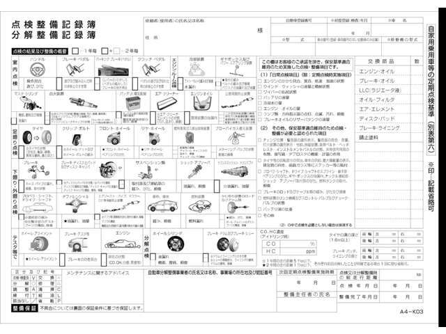 【有償保証】地元対応可能な12ヶ月から、最長10年！！走行距離制限なし！各種、保証プランもご用意しております。万が一の急なトラブルの際には、全国の提携加盟店工場にて修理が可能！安心のロードサービス付帯！