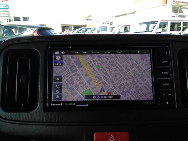 パナソニック製SDナビ・フルセグTV付き！　DVD再生・CD録音もOK！Bluetooth接続もできます♪