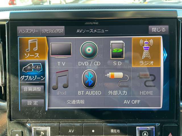 【ブランド：メモリナビ】CD/DVD/Bluetooth/音楽録音/AM/FM/フルセグ/ワンセグ(AVIC-R55W)運転がさらに楽しくなりますね♪