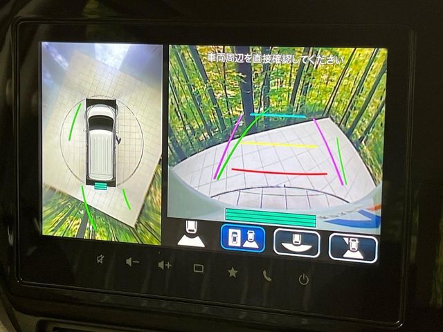 【全方位モニター用カメラ】専用のカメラにより、上から見下ろしたような視点で360度クルマの周囲を確認することができます☆死角部分も確認しやすく、狭い場所での切り返しや駐車もスムーズに行えます。