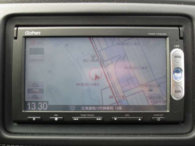 ホンダ純正Gathersナビvxm-145vfi装着☆TV・CD・DVD・ipod・SD・USB・Bluetooth対応☆大好きな音楽に包まれて、ドライブを楽しくしましょう☆
