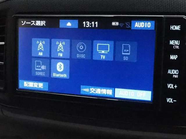 オーディオソース　Bluetooth