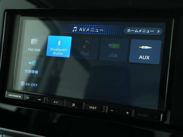 ナビメニュー★Bluetooth機能が付いていますのでスマホを繋げて音楽を聴くことができます♪