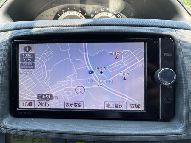 【カーナビ付き】DVD再生やTVの視聴も可能です。
