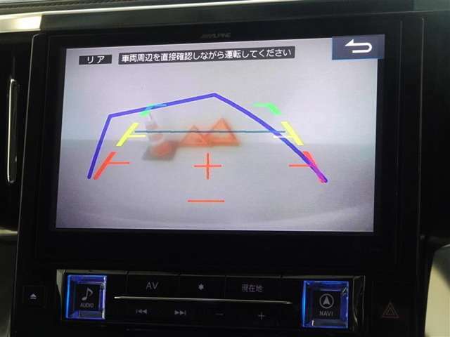 バックガイドモニターを装備してます、車庫入れもラクラクです。