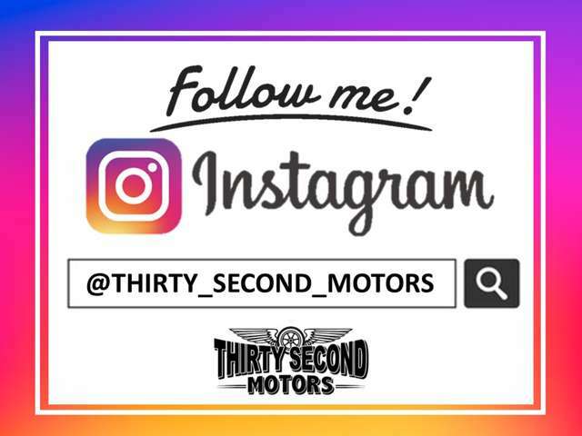 インスタグラム更新中です。是非ご覧ください。https：//www.instagram.com/thirty＿second＿motorsご登録お願い致します。