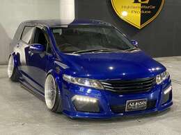 ★オーバーフェンダー★色替えヒートブルーコントラストレイヤリングカラー★