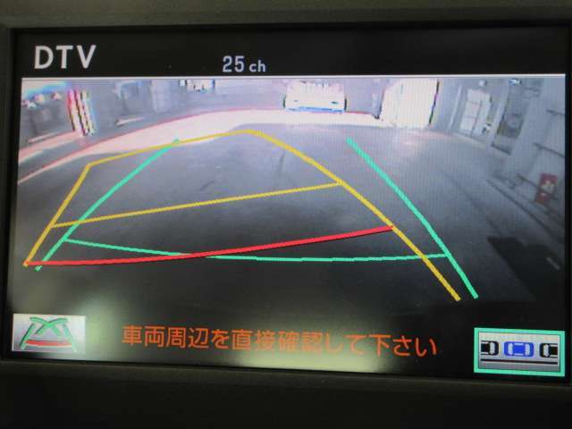 死角部には、後方の確認に便利なバックモニター付で安心です♪