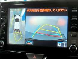 パノラミックビューで車庫入れも安心