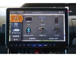 フルセグTV、HDMI/USB接続、Bluetooth接続、Amazon　Alexa搭載、Apple　CarPlay/Android　Autoでスマホアプリに対応＾＾