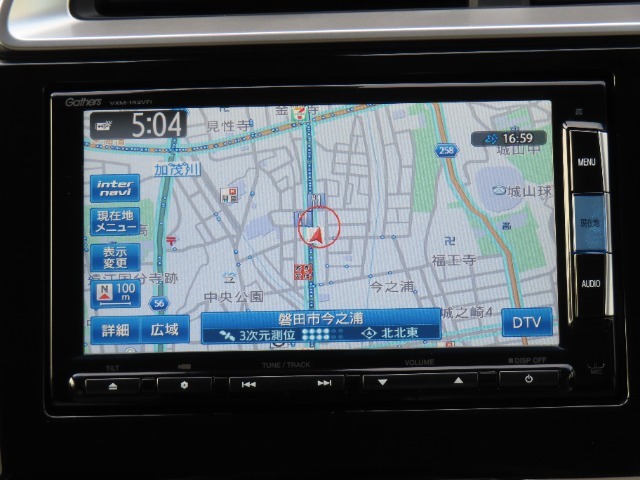 Honda純正指定の「Gathers」ナビ搭載！