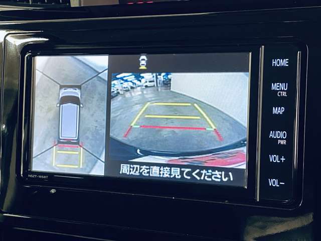 「パノラミックビューモニター」　まるで鳥の目線！？後ろだけでなく360°の様子が確認できます！
