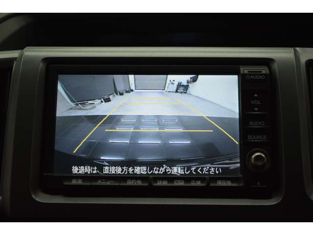 バックモニターで車庫入れ楽々♪