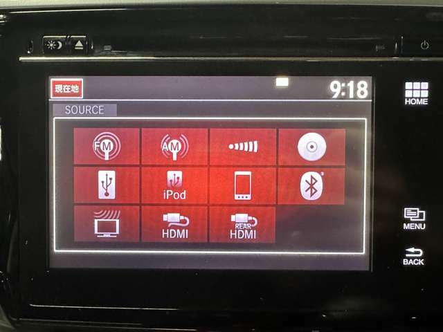 Bluetoothオーディオをはじめ様々なオーディオソースがついています！これでドライブもより一層楽しめますね！