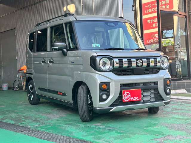 R7年式スペーシアギア入庫しました！現車確認の場合事前連絡頂ければ幸いです。