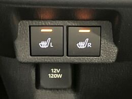 【シートヒーター】寒い日に重宝するシートヒーター！エアコンより早く温まってくれるので寒がりの人も安心ですね♪エアコンの温風は乾燥するから苦手、という方にもをおすすめです。