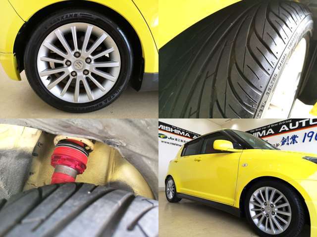 タイヤ溝OK　タナベ製サステックプロコンフォートR　車高調キット　コトコト音　突き上げ　異音などは無かったです