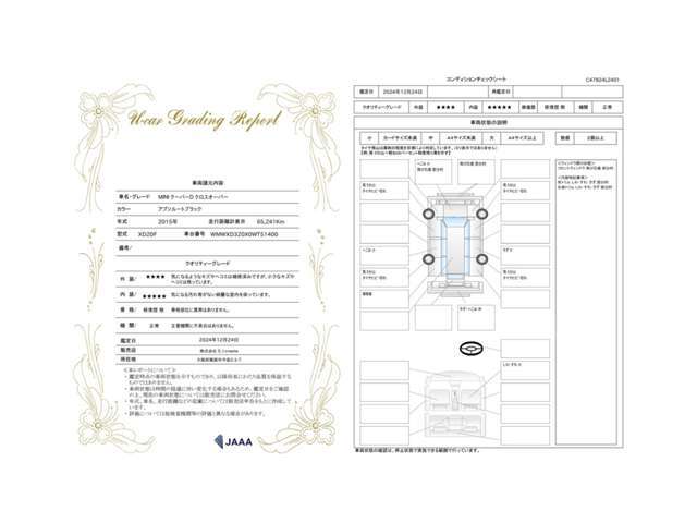 当社の車両は第三者機関にて鑑 定済みですのでご安心下さい。