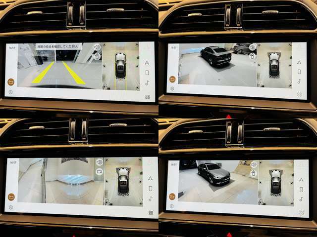 3Dサラウンドカメラ（360°カメラ）で全方位の死角となる部分や発進時・駐車時・細い路地からの運転などカメラを通してモニターで確認することが可能です。