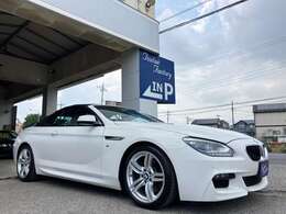 F12型　640i 　Mスポーツ　カブリオレ　アルピンホワイトが入庫致しました！　★ご購入後のメンテナンスも元BMW正規ディーラーメカニック多数在籍の「つたえファクトリーに」お任せ下さい！