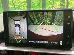 【パノラマモニター】専用のカメラにより、上から見下ろしたような視点で360度クルマの周囲を確認することができます☆死角部分も確認しやすく、狭い場所での切り返しや駐車もスムーズに行えます。