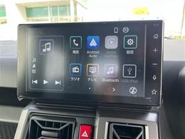 【ディスプレイオーディオ】スマホに接続すれば「Apple CarPlay」または「Android Auto」から、アプリのナビや電話・メッセージ・音楽などが利用できます！