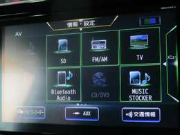 フルセグTV視聴やCD・DVD再生はもちろん、Bluetooth通信機能など多機能でとっても使いやすいです♪