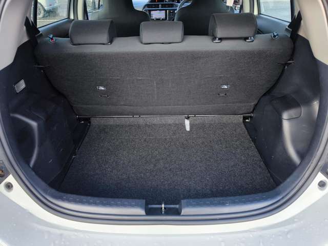 ラゲッチスペースがしっかり確保されていますので、荷物がたくさん積めてたすかります。