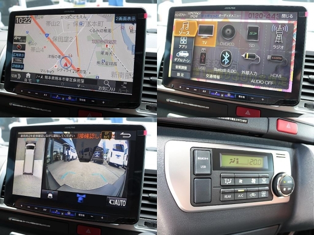 アルパイン11インチフローティングナビ！全方位カメラで死角無し！パノラミックビューモニター付きです！HDMI＆USBポートも完備でスマホミラーリングも可能です♪