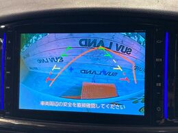 【バックカメラ】駐車時に後方がリアルタイム映像で確認できます。大型商業施設や立体駐車場での駐車時や、夜間のバック時に大活躍！運転スキルに関わらず、今や必須となった装備のひとつです！